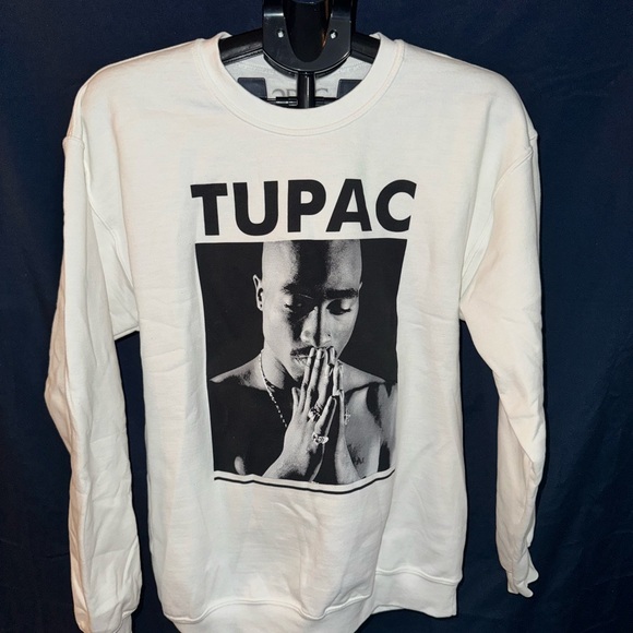 Other - White Graphic Men's Sweater